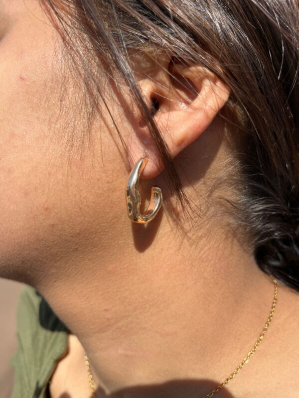 Lunar Pebble Earrings - Image 3